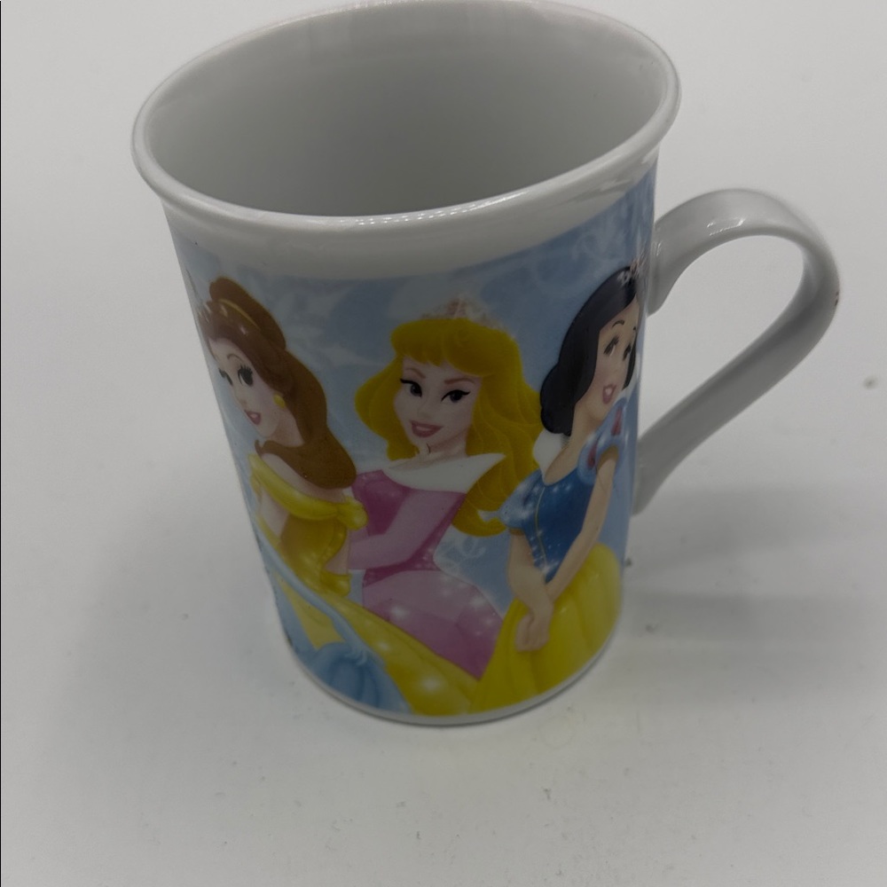Disney Princess Mug - Pink, Yellow, Blue